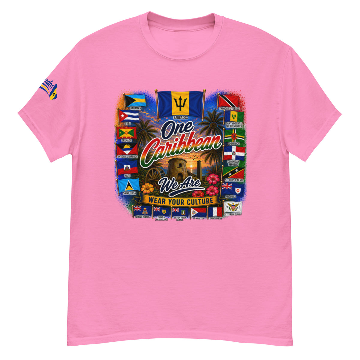 Product mockupBarbados One Caribbean We Are Tee