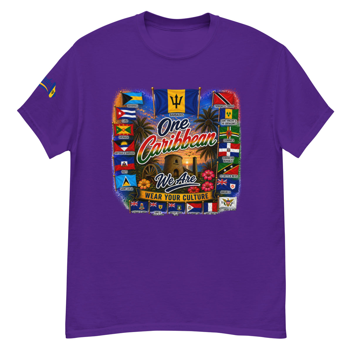 Product mockupBarbados One Caribbean We Are Tee