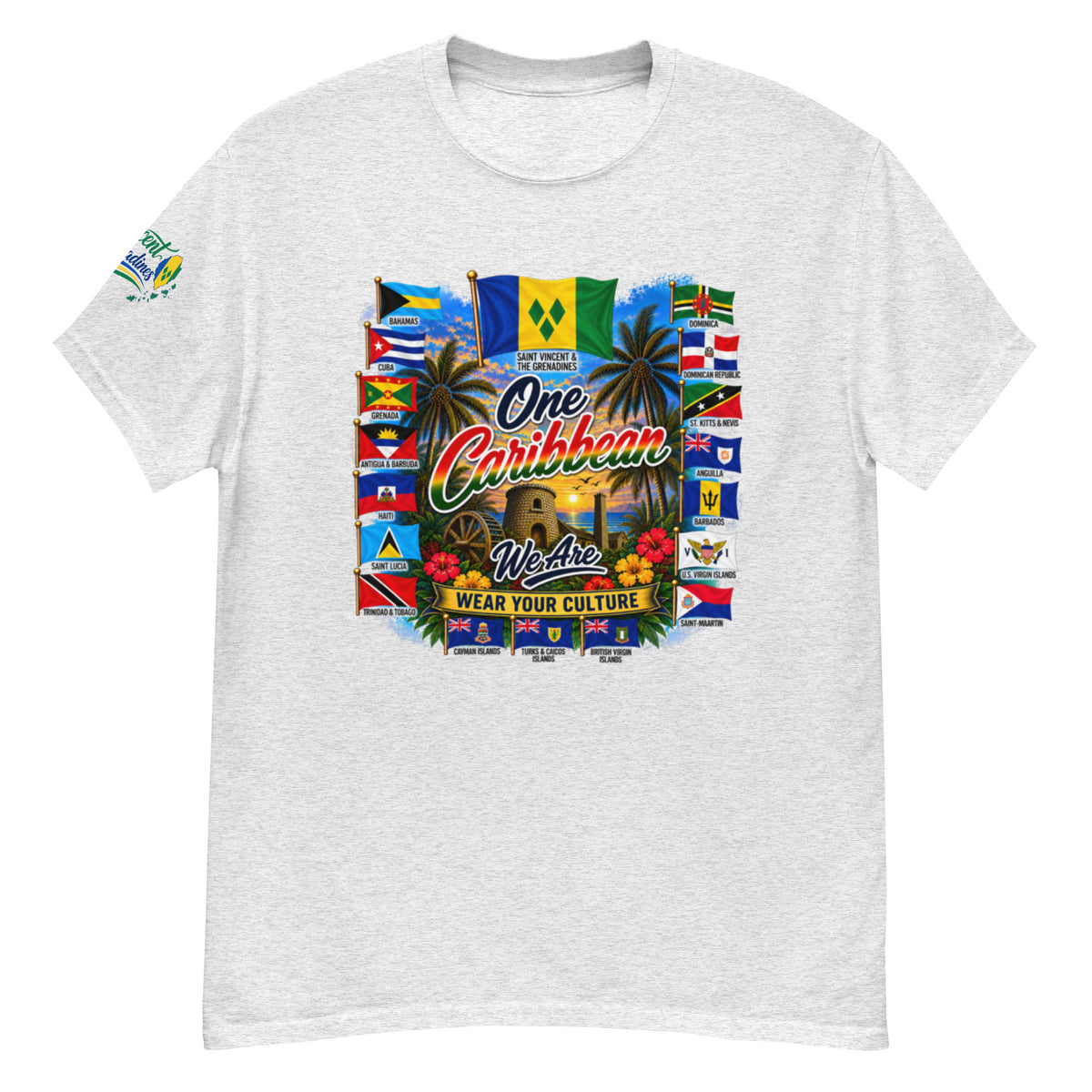 Product mockupSt Vincent &amp; Grenedines We Are Tee