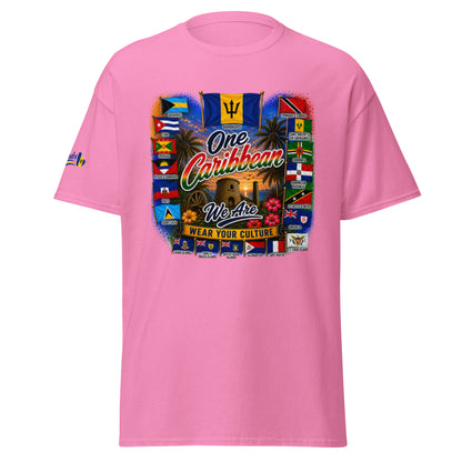 Product mockupBarbados One Caribbean We Are Tee