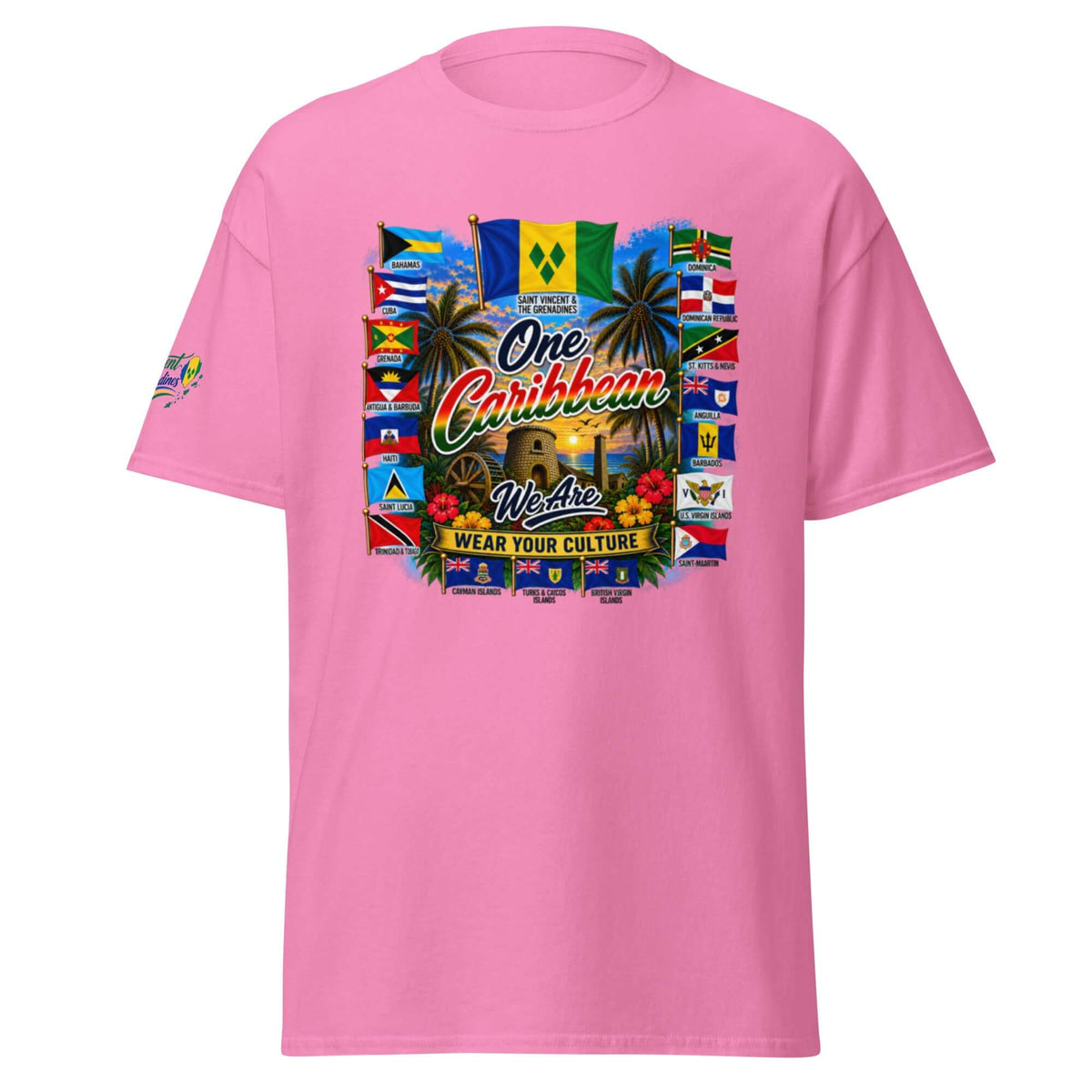 Product mockupSt Vincent &amp; Grenedines We Are Tee
