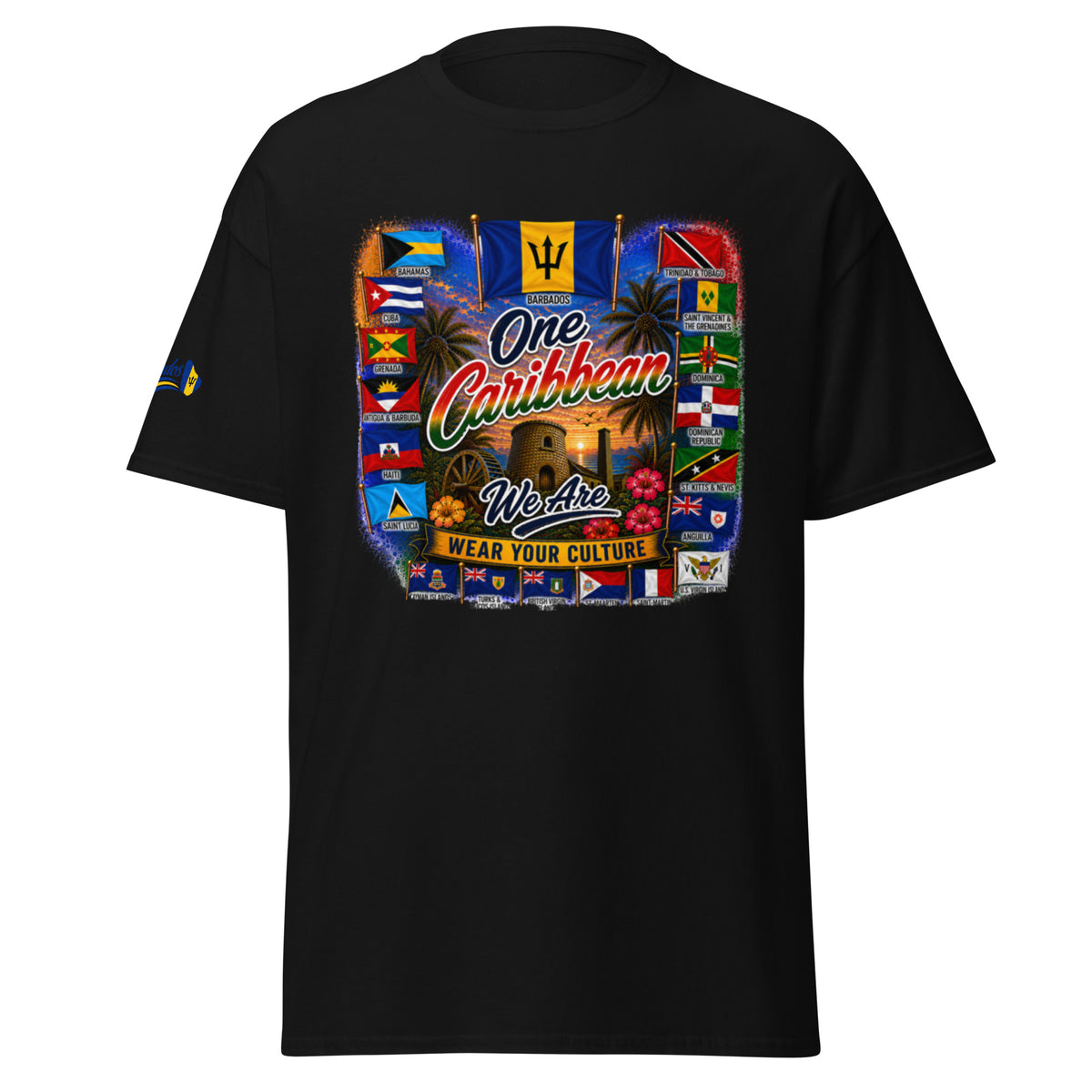 Product mockupBarbados One Caribbean We Are Tee