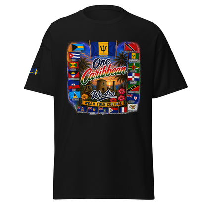 Product mockupBarbados One Caribbean We Are Tee