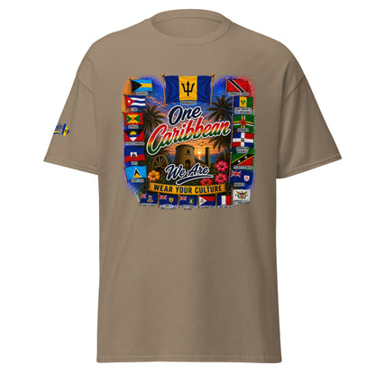 Product mockupBarbados One Caribbean We Are Tee