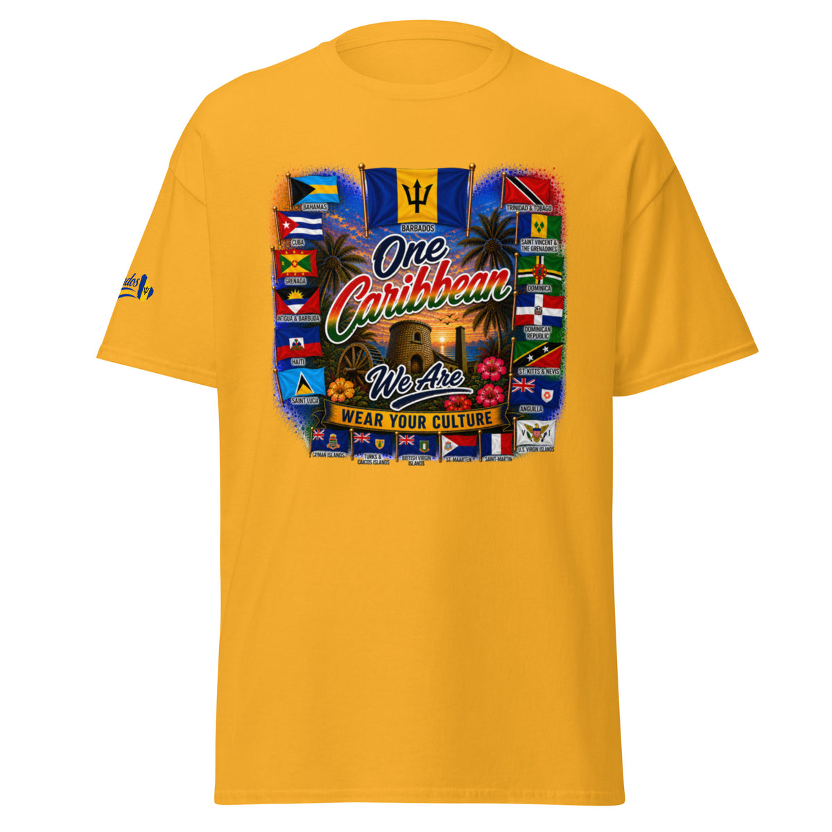 Product mockupBarbados One Caribbean We Are Tee