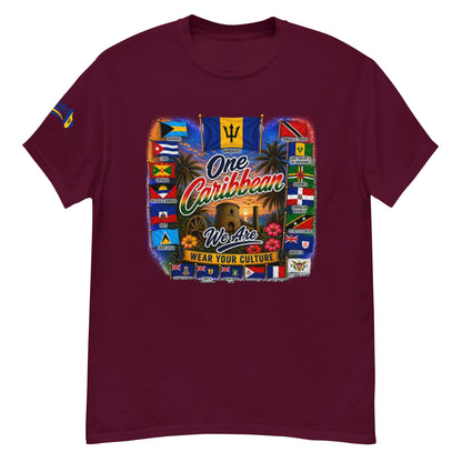 Product mockupBarbados One Caribbean We Are Tee