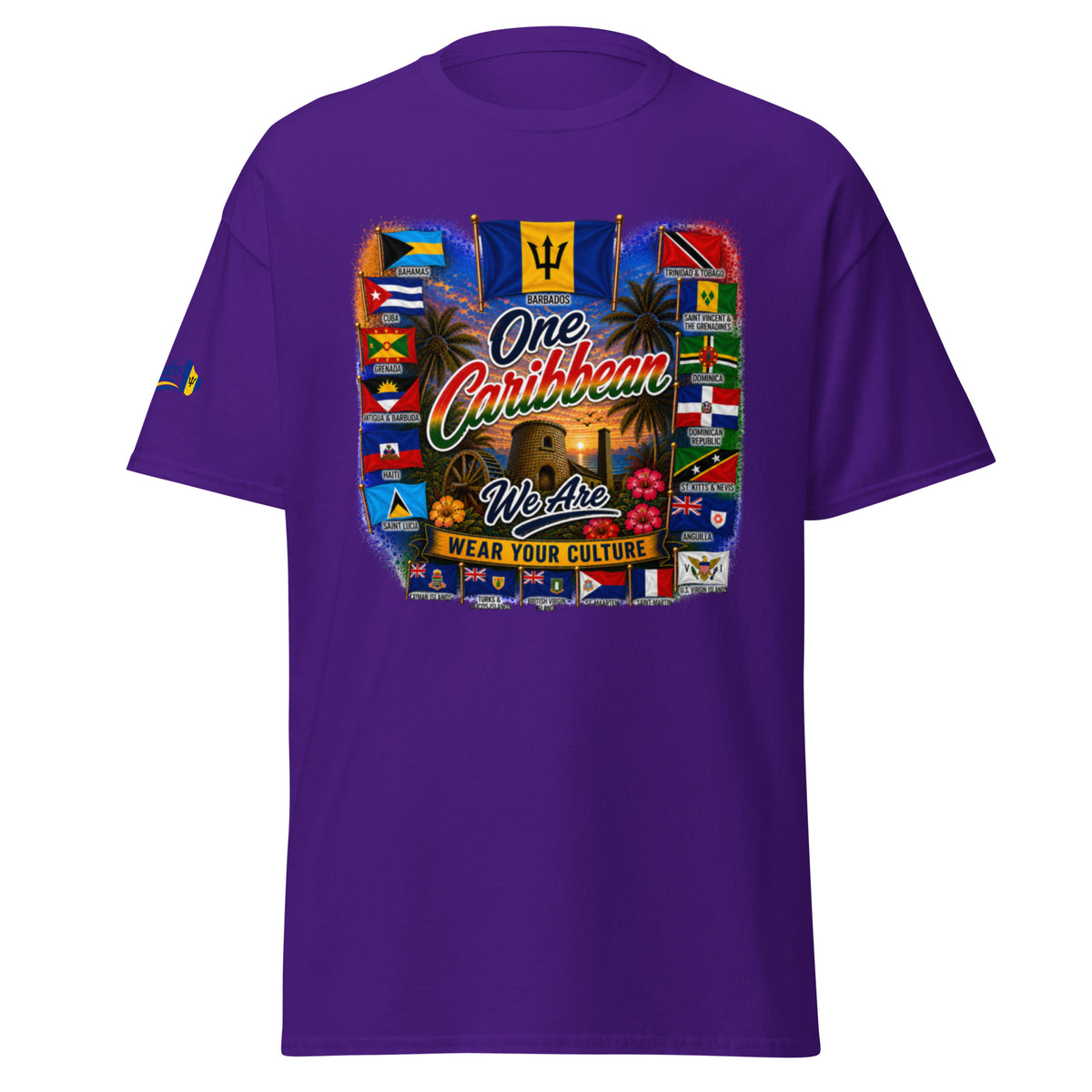 Product mockupBarbados One Caribbean We Are Tee