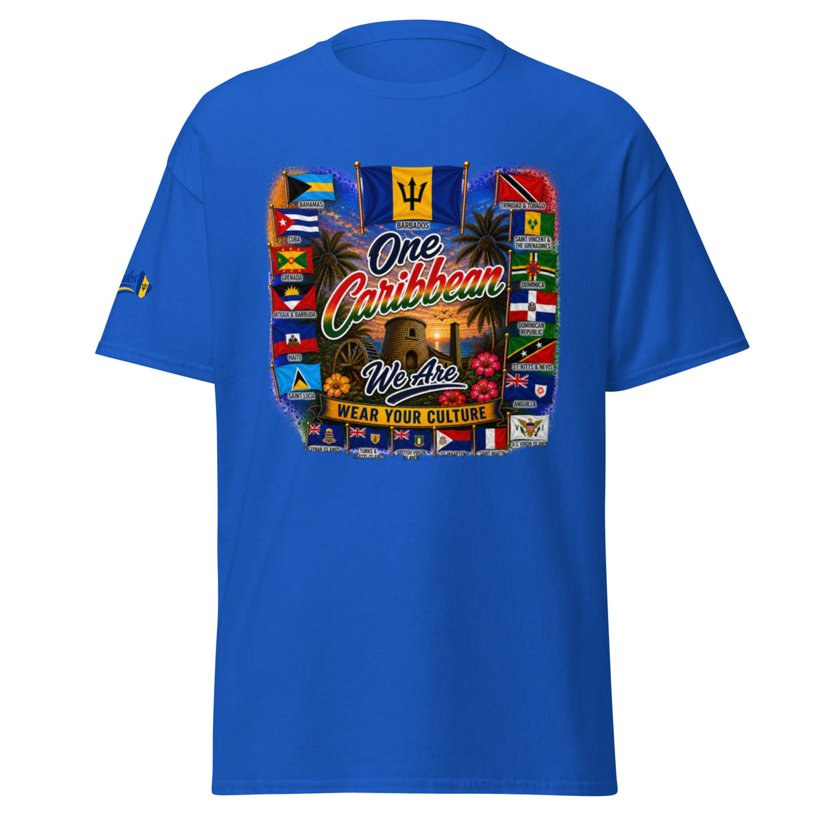Product mockupBarbados One Caribbean We Are Tee