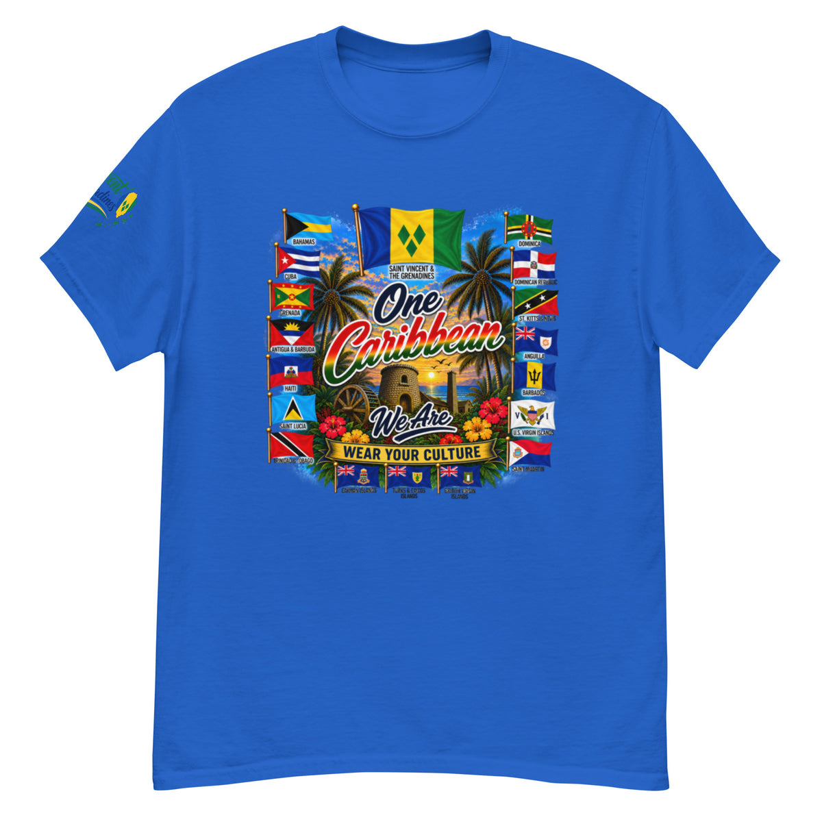 Product mockupSt Vincent &amp; Grenedines We Are Tee