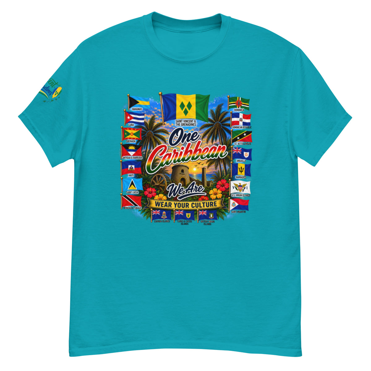 Product mockupSt Vincent &amp; Grenedines We Are Tee