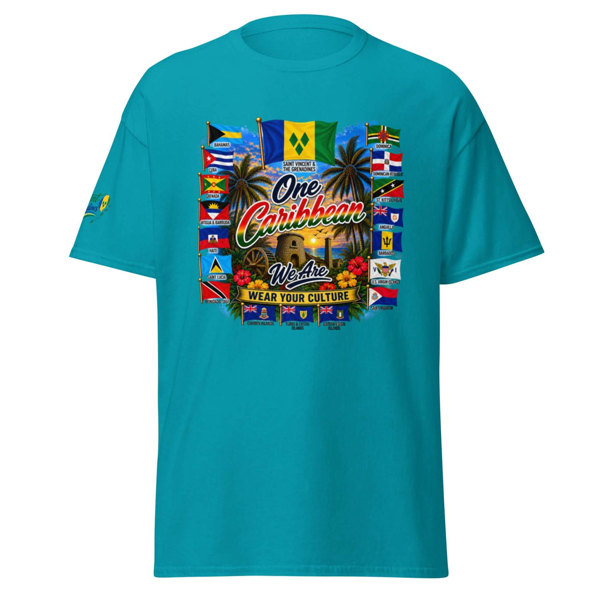 Product mockupSt Vincent &amp; Grenedines We Are Tee