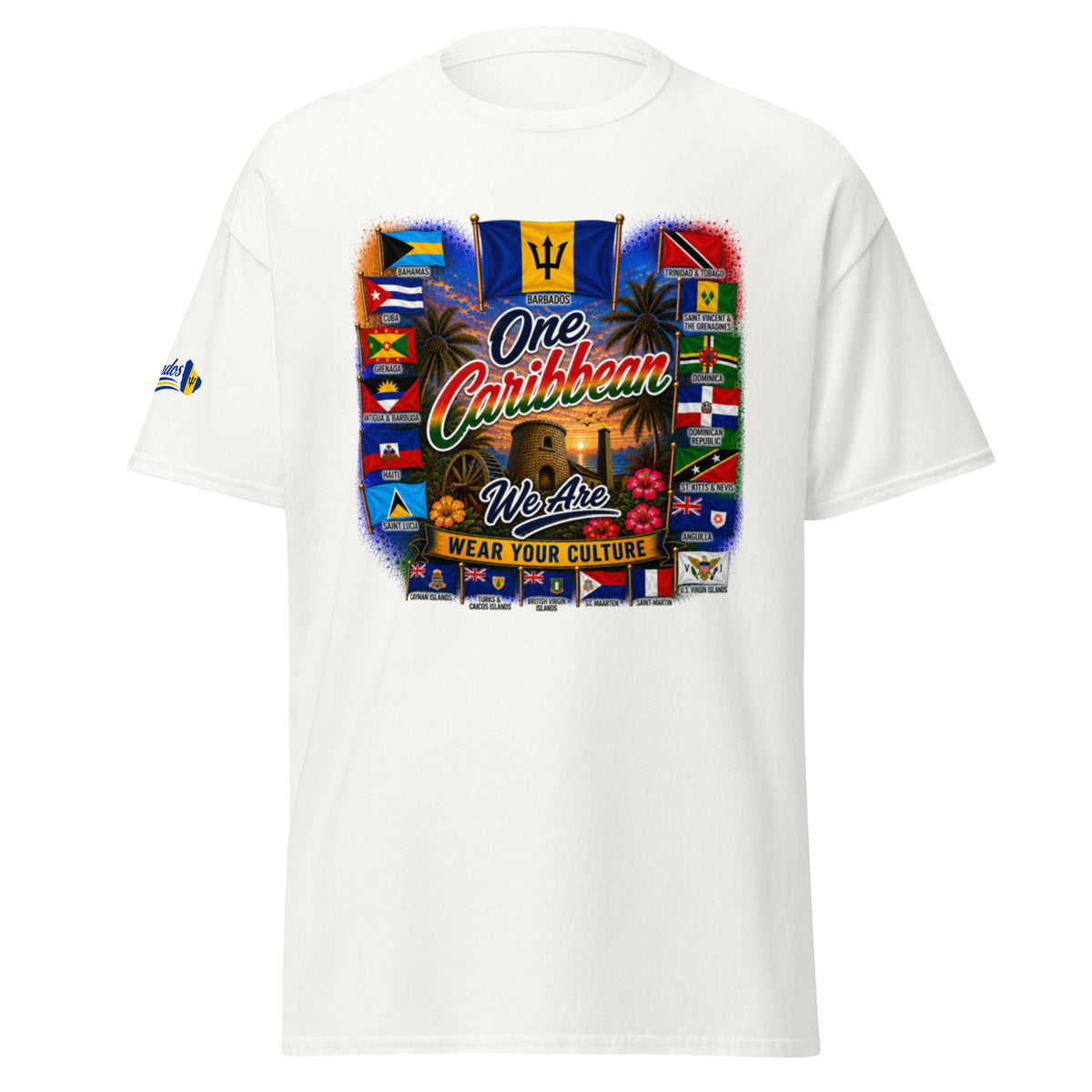 Product mockupBarbados One Caribbean We Are Tee