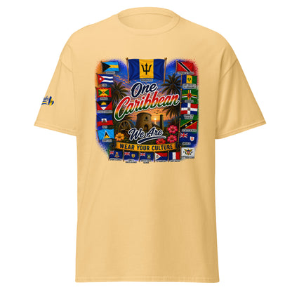 Product mockupBarbados One Caribbean We Are Tee